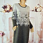 Одежда handmade. Livemaster - original item Knitted dress, size 50-52.. Handmade.