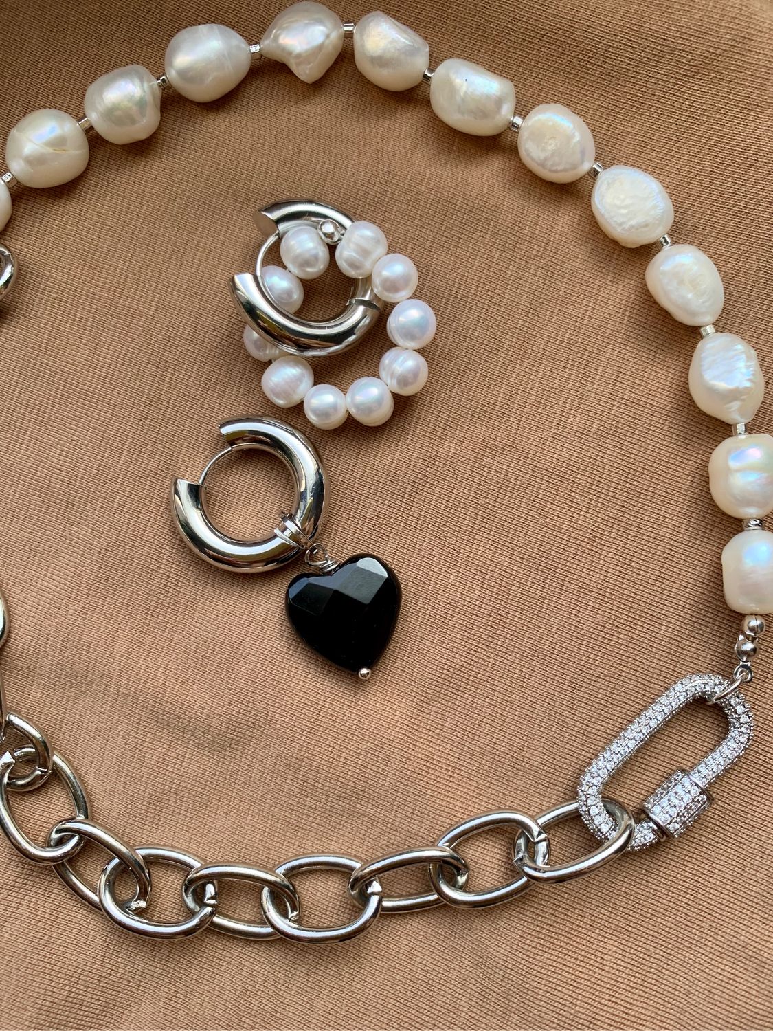 колье комбинированное