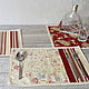 Two linen lunch mats and a Vintage napkin, Swipe, Moscow,  Фото №1
