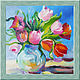 Painting tulip flowers 'Harbingers of spring'. Pictures. irina-churina (irina-churina). Online shopping on My Livemaster.  Фото №2