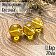Beads ball 20mm made of natural Baltic amber lemon color, Beads1, Kaliningrad,  Фото №1