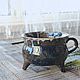 Tazas y tazas: Caldero de bruja en tres patas. Mugs and cups. alisbelldoll (alisbell). My Livemaster. Фото №6