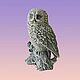 Silicone soap/candle mold 'Owl on a branch', Molds for candles, Istra,  Фото №1