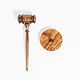 Wooden auction hammer #wg1. Souvenirs by profession. ART OF SIBERIA. My Livemaster. Фото №4