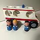 Wooden Ambulance car. Rolling Toys. Shop Grizunok teether. My Livemaster. Фото №4