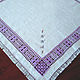 Napkin Purple area handmade embroidery, complex openwork. Swipe. EmbroideryINNAI. My Livemaster. Фото №6