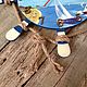 Часы настенные в морском стиле "Парусная регата". Часы классические. MarmelaDecor. Ярмарка Мастеров.  Фото №4