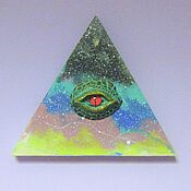 Фен-шуй и эзотерика handmade. Livemaster - original item The All-seeing Eye of God, Masonic symbol, Eye in a Triangle. Handmade.