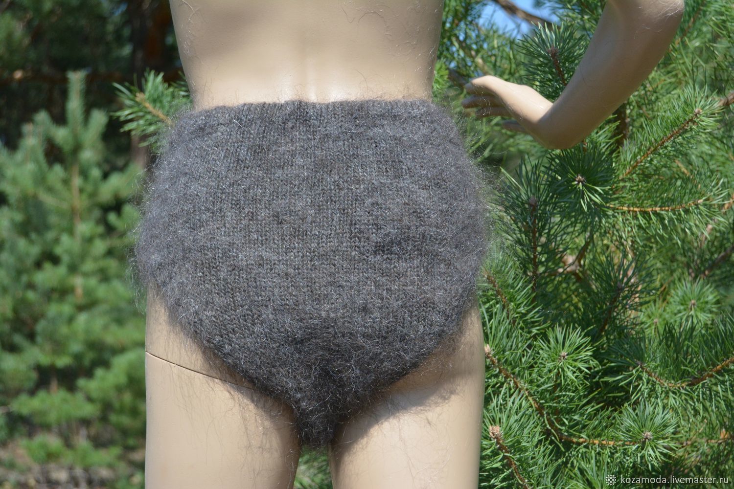 Knitted panties down 'Down chic' from 100% goat down, Underpants, Urjupinsk,  Фото №1