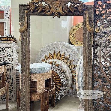 Зеркало в резной раме «Классика» 180х100 см. . Для дома и интерьера ручной работы - Ярмарка Мастеров Для дома и интерьера ручной работы. Ярмарка Мастеров - ручная работа Зеркало в резной раме «Классика» 180х100 см. Handmade.