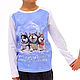 Хлопковая футболка с принтом собак (Камчатка). Футболки и топы. BASILLION [базильён]. Интернет-магазин Ярмарка Мастеров.  Фото №2