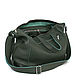 Order Green leather padded Bag with shoulder strap and handles. BagsByKaterinaKlestova (kklestova). Livemaster. . Crossbody bag Фото №3