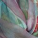 Pearl rose scarf, natural silk, hand-painted,45h160 cm. Scarves. arkensoie Silkyway. My Livemaster. Фото №4