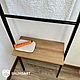 Стеллаж лестница для полотенец. Мебель для ванной. BaumbArt Loft Atelier. Интернет-магазин Ярмарка Мастеров.  Фото №2