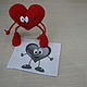 Soft toys: Knitted heart. Stuffed Toys. Warm toys. My Livemaster. Фото №4