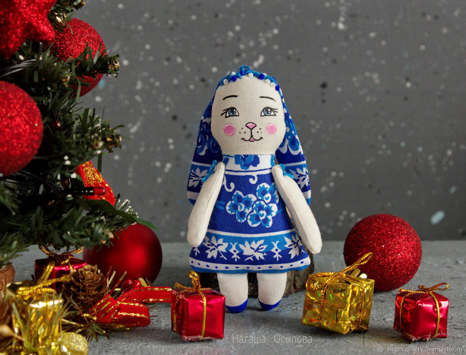 Зайчик - символ 2023 года – купить на Ярмарке Мастеров – S87EKRU | Год ...