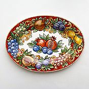 Посуда handmade. Livemaster - original item Dish: Juicy Italy. Handmade.