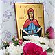 The Intercession of the Most Holy Theotokos .Handwritten icon on gold. Icons. svetmiru. My Livemaster. Фото №5