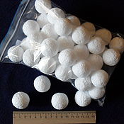 Материалы для творчества handmade. Livemaster - original item Balls 3 cm (40 pieces) foam. Handmade.