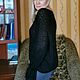 Вязаный джемпер с красивым рукавом "Блэк". Джемперы. Нелли Спусканюк. Ярмарка Мастеров.  Фото №9
