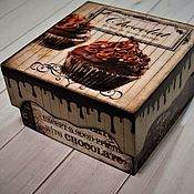 Для дома и интерьера handmade. Livemaster - original item Box: A box for chocolates or tea bags 