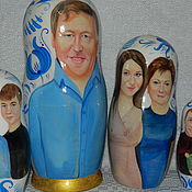 matryoshka with a portrait to order