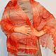 OPENWORK DOWN STOLE SCARF 'BERRY' DOWN LACE. Wraps. KOZAmoDA (kozamoda) (kozamoda). Online shopping on My Livemaster.  Фото №2