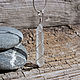 Order Pendant with rock crystal the Magic crystal. The inspiration of nature in stones. Livemaster. . Pendants Фото №3