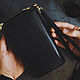 Leather clutch with zipper KEEPER, Clutches, St. Petersburg,  Фото №1