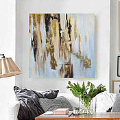 Картины и панно handmade. Livemaster - original item Interior painting abstract with Potala 70h70 cm. Handmade.