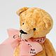 Teddy bear Apricot toy, Stuffed Toys, Moscow,  Фото №1