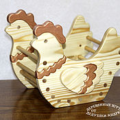 Для дома и интерьера handmade. Livemaster - original item Easter basket. Kurochka Ryaba.. Handmade.
