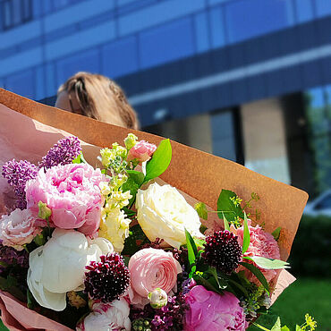 Открытка букет цветов