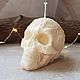 candles: Soy Shaped Candle Skull. Candles. Malenkie radosti (bronven). Ярмарка Мастеров.  Фото №6