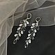 Wedding tiara and earrings. set of jewelry ' Vita'. Bridal Tiara. darina-lb. My Livemaster. Фото №5
