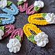 Order Click - clack hairpins with a flower. lilit1904 (Lilit1904). Livemaster. . Hairpins Фото №3