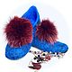 Felted women's slippers ' Michelle', Slippers, Moscow,  Фото №1