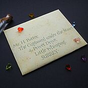 Сувениры и подарки handmade. Livemaster - original item Letter from Hogwarts (second option). Handmade.