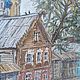 Заказать Картина в раме для интерьера. Тихий городок. Дворик художника Суздаль. Ярмарка Мастеров. . Картины Фото №3