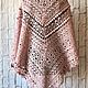 Шаль крючком-Платок крючком-Шаль вязаная. Шали. Multi Color Crochet (voronkova-olga). Ярмарка Мастеров.  Фото №6