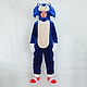 sonic the hedgehog. Costume. Props for animators. Work-shop Lillu. My Livemaster. Фото №5