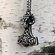 Pendant Hammer of Thor of jewelry steel. Pendants. FANTASY JEWELS. Online shopping on My Livemaster.  Фото №2