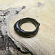 Wooden black ring. Subculture decorations. Woollywood_woodcarving. Online shopping on My Livemaster.  Фото №2