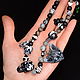 beads: Beads with a skull and a cat. Rock. Gothic. Punk. Subculture decorations. FamilySkiners. Online shopping on My Livemaster.  Фото №2