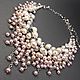 Pearl Parfait Pink And White Necklace Natural White Pink Pearls. Necklace. ms. Decorator. My Livemaster. Фото №5