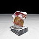 Полихромный турмалин в альбите. Малхан. Забайкалье, Необработанный камень, Миасс,  Фото №1
