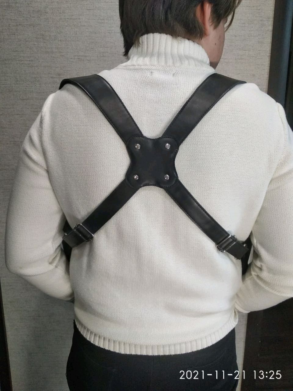 Черная Сумка-портупея мужская из натуральной кожи,кобура харли квин ...