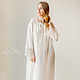 Long White Nightgown FEERIE from Batist, Nightdress, Moscow,  Фото №1