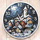 Картина на часах Зима, Часы классические, Москва,  Фото №1