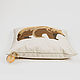 Pillow with cedar shavings filler 'Bear'. Pillow. ART OF SIBERIA. My Livemaster. Фото №4
